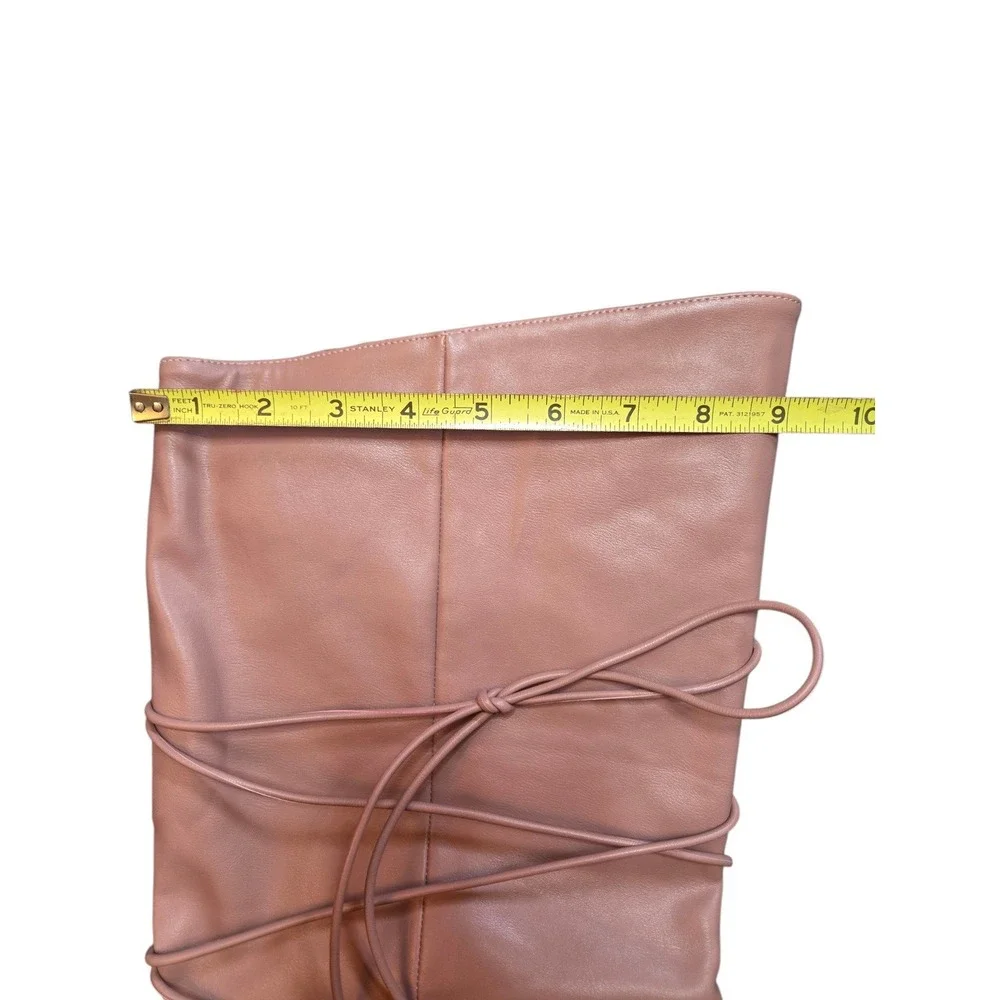Journee Collection Kaavia-WC Rose Pink Wide Calf Over The Knee Boots Womens 11